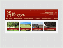 Tablet Screenshot of lospotreros.com